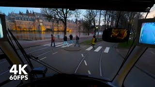 Driving into the sunset 🌇  🚊 HTM Line 1615  🇳🇱 The Hague  4K Tram Cabview  Siemens Avenio [upl. by Ecnarret262]