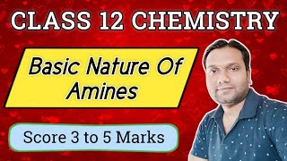 Basic Nature Of Amines  Alkyl Amine vs NH3  Class 12  CBSE  ISC amp Other Boards  NEET JEE [upl. by Hisbe]