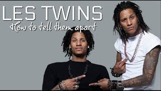 LES TWINS  HOW TO TELL THEM APART [upl. by Enialedam]