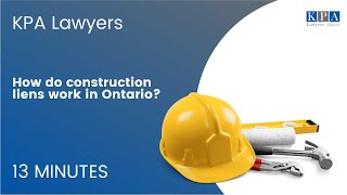 How do construction liens work in Ontario [upl. by Weir]