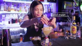 Best Bartender cocktails at Otto Lounge by Laura Lia Prabowo [upl. by Tobi]