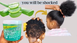 How I Used Aloe Vera And Blue Magic For Extreme Hair Growth and Thickness [upl. by Oulman357]