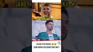 Ngakak Siapa yang ngajarin paes nih woy🤣 shoort timnasindonesia paes sandywals [upl. by Ahsirek]