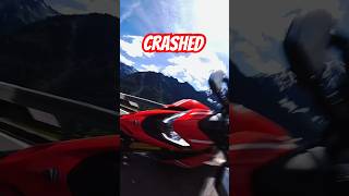 Hypermotard Crash in Swiss Mountains hypermotard [upl. by Goda4]