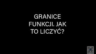 GRANICE FUNKCJI JAK TO LICZYĆ [upl. by Tubb]