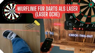 Wurflinie für Darts als Laser Laser Oche [upl. by Lokcin]