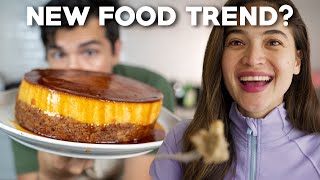 Leche Flan Banana Cake  Can This Be The Next Viral Recipe [upl. by Buckden769]