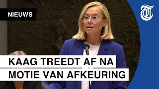 Kaag Minister moet gaan als beleid wordt afgekeurd [upl. by Dnomaid143]