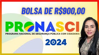 pronasci ii 2023 bolsa formação 90000 [upl. by Eirrod]