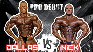 DALLAS MCCARVER PRO DEBUT VS NICK WALKER PRO DEBUT [upl. by Block]