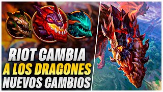 CAMBIOS MASIVOS A TODOS LOS DRAGONES DE LEAGUE OF LEGENDS [upl. by Dasi]