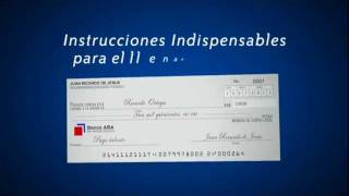 ¿Cómo llenar el nuevo formato de cheques [upl. by Leahcym]