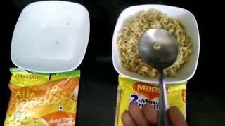 Nestle Maggi Vs Patanjali Noodles by Ramdev  Patanjali Noodles Vs Maggi by Happy Pumpkins [upl. by Cordey106]