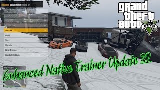 GTA 5 моды  Enhanced Native Trainer Update 32 [upl. by Aidul]