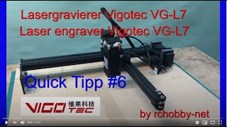 Vigotec QuickTipp06  Setup rotary axis for LaserGRBL [upl. by Corella]