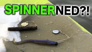 Ned Rig  Spinnerbait  SpinnerNed [upl. by Alyak]