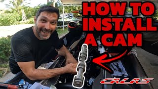 How To Install a Cam on Sea Doo Rotax Engine 215 260 300 325 RXPX RXTX GTI GTX GTR WAKE FISH PRO [upl. by Greggory]