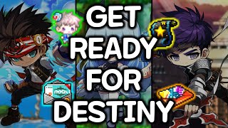 MapleStory DESTINY Update GET READY NOW [upl. by Deragon]