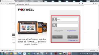 Actualizacion de Escaner Foxwell mediante FoxScanner [upl. by Musihc]