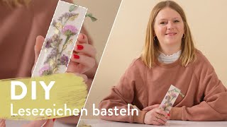 Lesezeichen basteln  DIY  Westwing [upl. by Hamal]