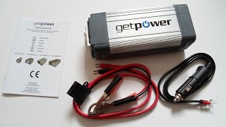 getpower 350W Wechselrichter Test [upl. by Scurlock263]