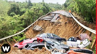 10 Devastating Landslides amp Rockfalls Caught On Camera [upl. by Babara]