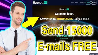 How to send 15000 emails to inbox free with herculist tool E mail Marketing [upl. by Stegman207]