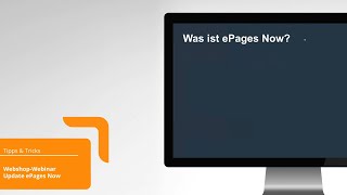 Webinar STRATO Webshop  Update auf ePages Now [upl. by Nonohcle131]