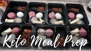 Weekly Keto Lunch Meal Prep  Vlogtober Day 15 [upl. by Eendyc726]