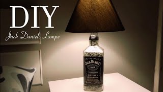 DIY Jack Daniels Lampe selber bauen Anleitung Tutorial Deutsch [upl. by Nus]