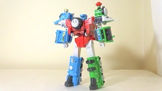 君は見たか！？ 禁断の変形合体 トーマス ロボ ！！Transformable quotTHOMAS ROBOquot review [upl. by Blanch70]