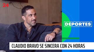 Claudio Bravo se sincera con 24 Horas en Sevilla  24 Horas TVN Chile [upl. by Marou989]