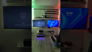 Setting up RGB on wall for Game Room These lights are Govee Glide [upl. by Dlared]