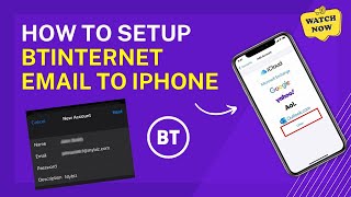 How to Setup BTinternet Email to iPhone  Help Email Tales [upl. by Priscella]