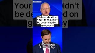 Walz on abortion Your life shouldnt be determined geography [upl. by Relyt322]