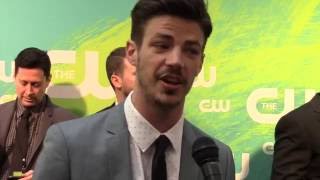 Grant Gustin of The Flash at The CW Upfronts [upl. by Dyrraj]