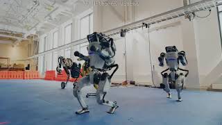 Robôs da Boston Dynamics dançando novo Vídeo  Boston Dynamics Robots new Video [upl. by Ettenig299]