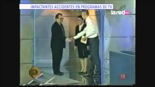 Impactantes accidentes en programas de TV [upl. by Aerdnahc423]