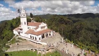 Imágenes de Monserrate jamas vistas desde un dron [upl. by Ephrayim927]