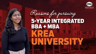 5year Integrated Program at Krea University  BBA  MBA Program  UG Colleges in India [upl. by Enelyak143]