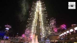 Official Burj Khalifa Downtown Dubai 2014 New Years Eve Highlights Video [upl. by Noyart]