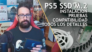 PS5 SSD M2  Instalación compatibilidad pruebas de velocidad y todos los detalles [upl. by Alahc]