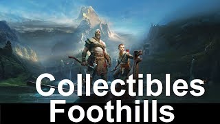 God of War Foothills Collectibles Walkthrough [upl. by Chadabe]