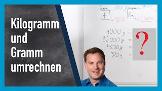 Gewichte in der Grundschule Kilogramm und Gramm [upl. by Francyne]