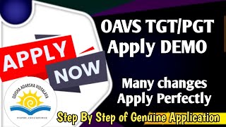 OAVS APPLY STEP BY STEP GENUINE APPLICATION DEMO📲APPLY IN OWN MOBILE MANY CHANGES THIS TIME BY OAVS [upl. by Eicnahc]