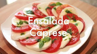 Ensalada Caprese Italiana  Recetas de Ensaladas ✅ [upl. by Carley]