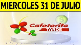 Resultado de CAFETERITO TARDE del Miércoles 31 de Julio de 2024 CHANCE 🍀😱💰🚨🔥 [upl. by Atinuj578]