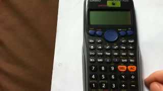 How to calculate mean and standard deviation on a casio fx83gt calculator [upl. by Novonod709]