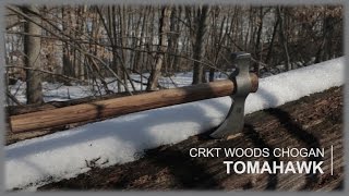 CRKT Woods Chogan tomahawk teszt és bemutató [upl. by Gene]