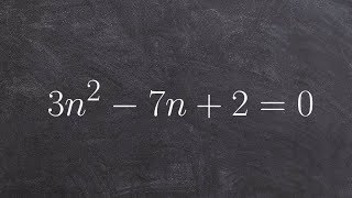 Factoring a quadratic with a not equal to one by two different methods [upl. by Kenison925]